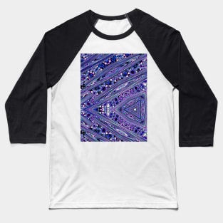 cool blue abstract background pattern Baseball T-Shirt